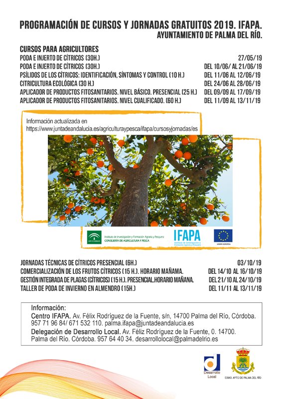 Cursos gratuitos IFAPA
